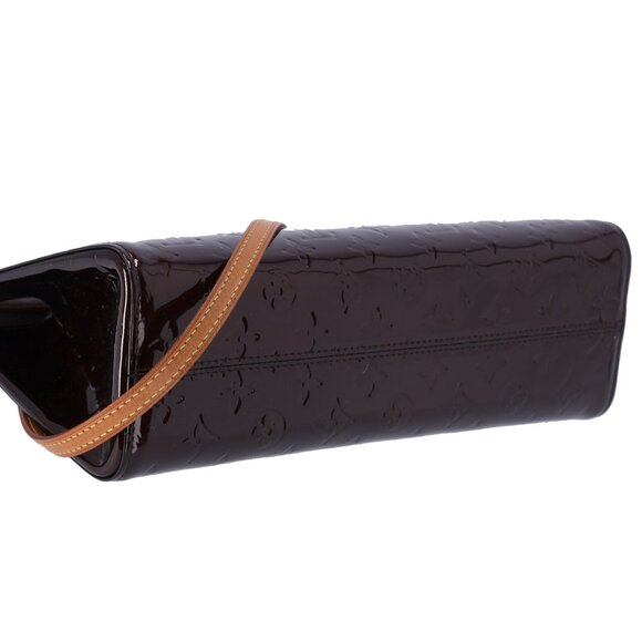 Louis Vuitton Roxbury Drive Monogram Vernis Handbag M91995 Amarante - Picture 7 of 9